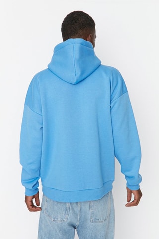 Sudadera con capucha - Azul