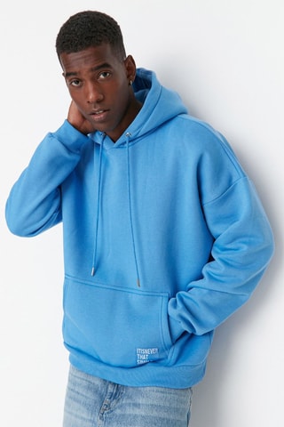 Sudadera con capucha - Azul