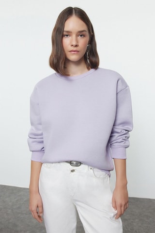 Sudadera regular fit - Violeta
