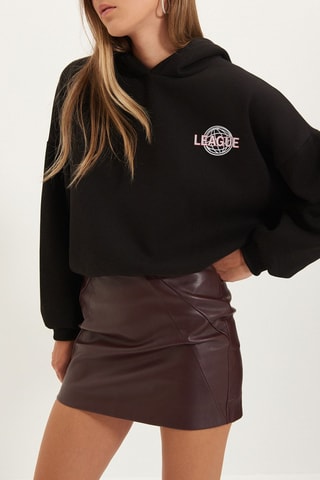 Sudadera con capucha - Negro