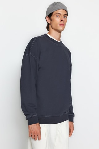 Sudadera oversize - Azul marino