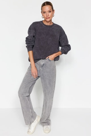 Sudadera tie-dye - Gris