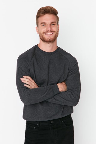 Sudadera regular fit - Antracita