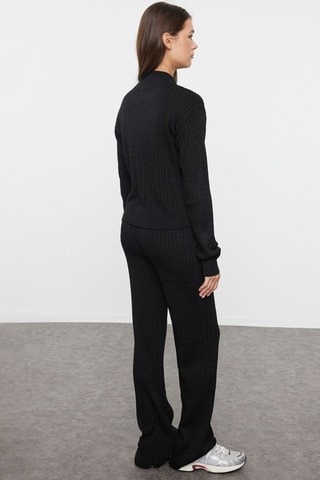 Jersey y pantalón de tiro alto - Negro