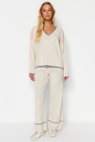 Jersey y pantalón - Beige