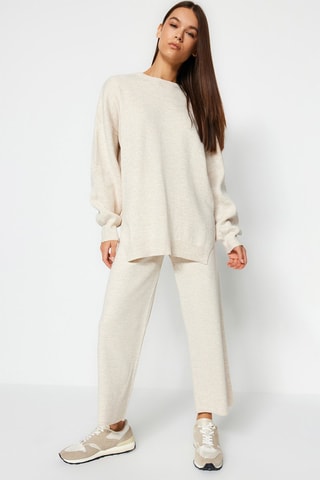 Jersey y pantalón - Beige