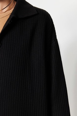 Cárdigan y pantalón - Negro