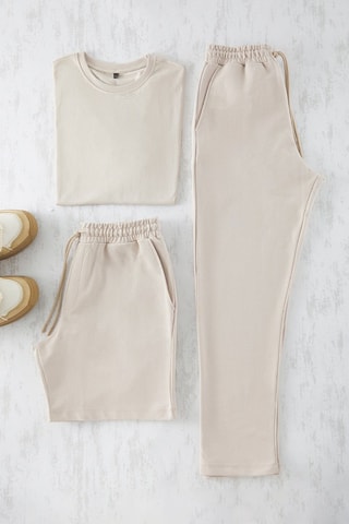 Conjunto de 3 piezas - Beige