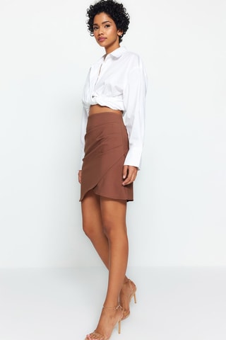 Minifalda - Marrón