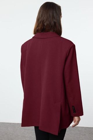 Blazer oversize - Burdeos