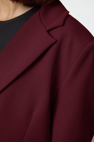 Blazer oversize - Burdeos