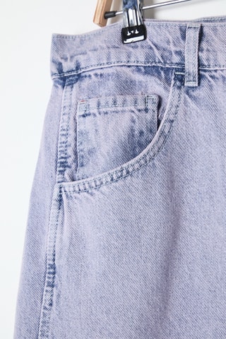 Vaquero relaxed de tiro alto - Azul claro