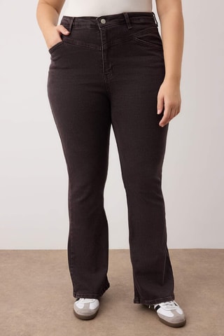 Vaquero flare - Marrón