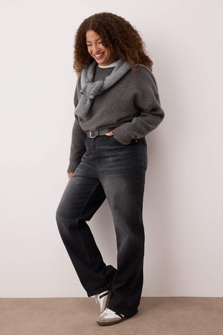 Vaquero wide leg - Antracita