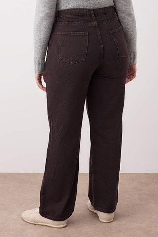 Vaquero wide leg - Marrón