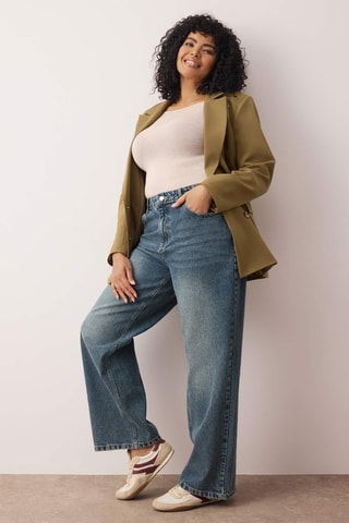 Vaquero wide leg - Azul