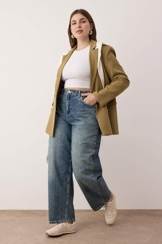 Vaquero wide leg - Azul