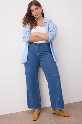 Vaquero wide leg - Azul