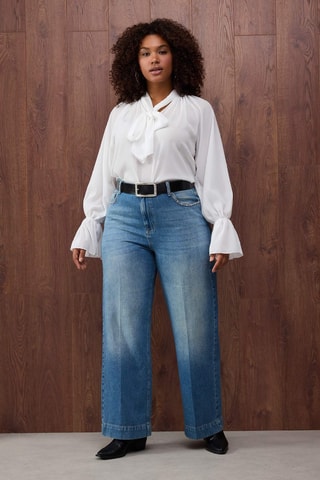 Vaquero recto - Azul