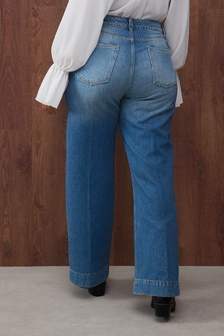 Vaquero recto - Azul