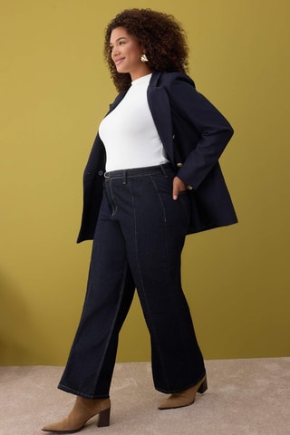 Vaquero wide leg - Azul oscuro