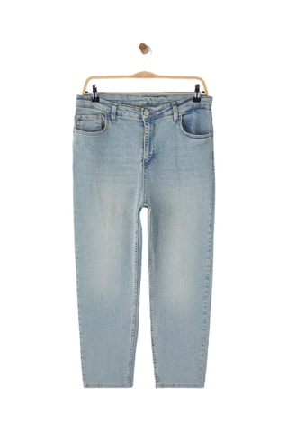 Vaquero skinny fit de tiro alto - Azul claro