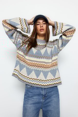 Jersey - Gris y azul