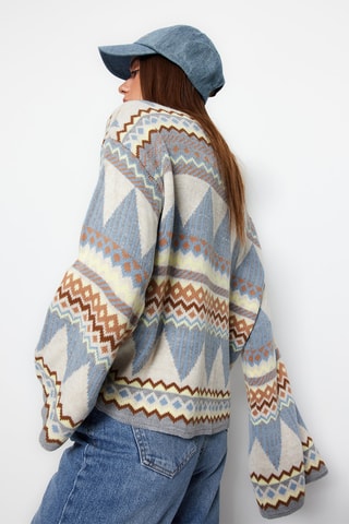 Jersey - Gris y azul