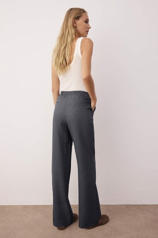 Pantalón recto - Gris