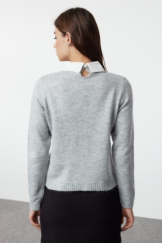 Jersey - Gris claro jaspeado