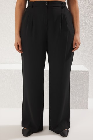 Pantalón wide leg - Negro