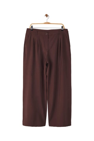 Pantalón wide leg - Marrón