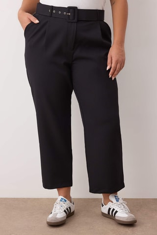 Pantalón de tiro alto - Negro