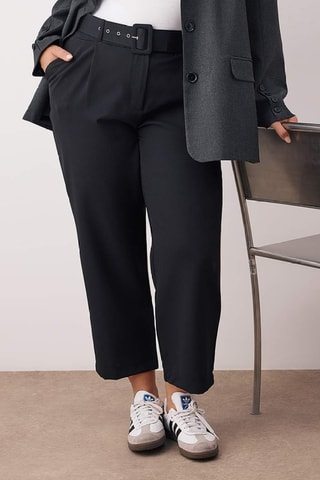 Pantalón de tiro alto - Negro