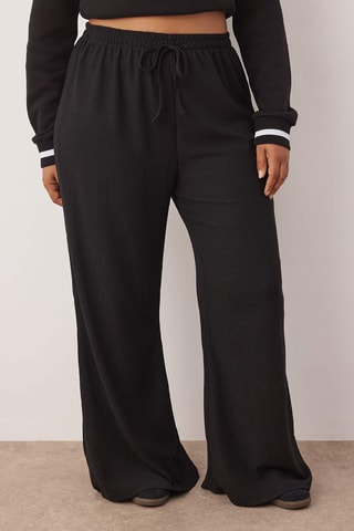 Pantalón wide leg - Negro