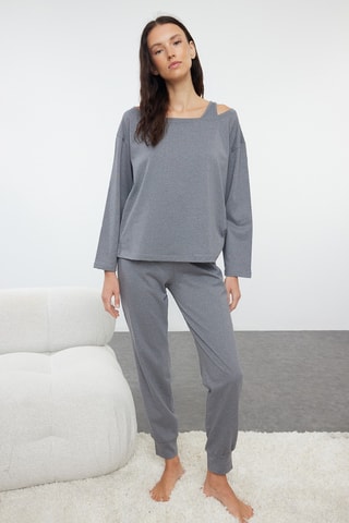 Pijama de 3 piezas - Gris