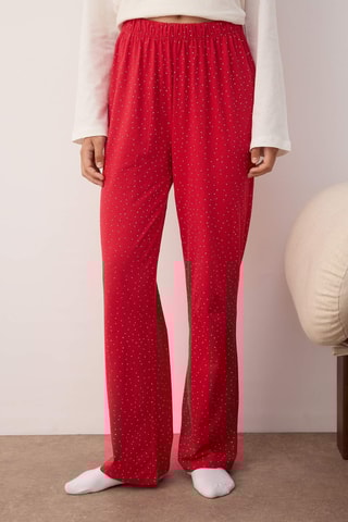 Pijama - Blanco y rojo