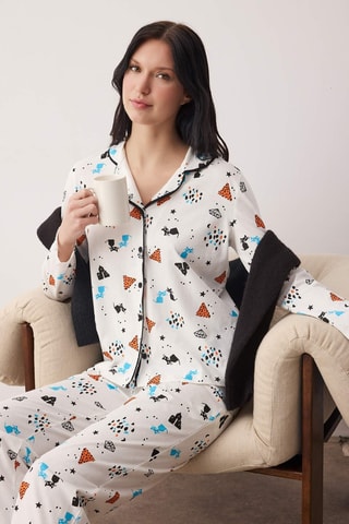 Pijama - Blanco y negro