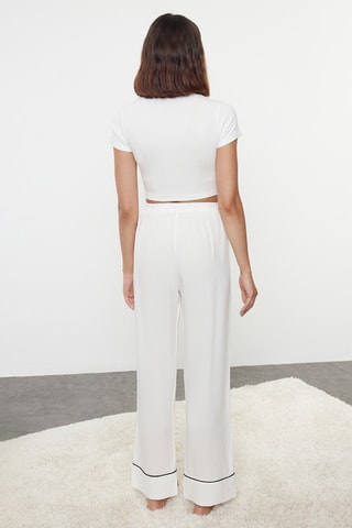 2 pantalones de pijama - Negro y crudo