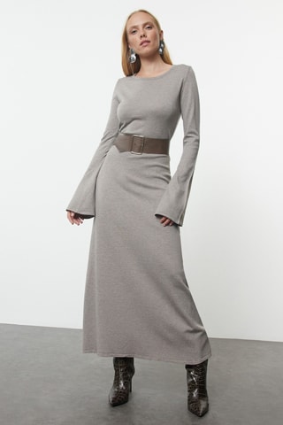 Vestido largo - Topo