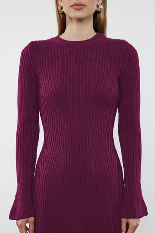 Vestido jersey - Violeta