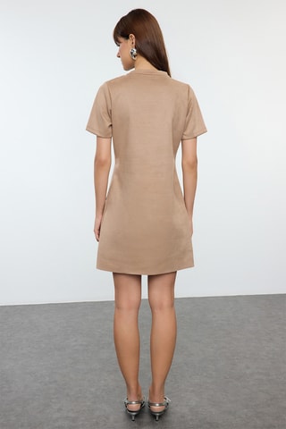 Vestido recto - Topo