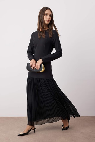 Vestido largo - Negro