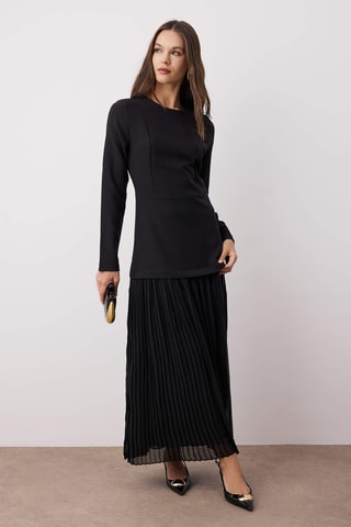 Vestido largo - Negro