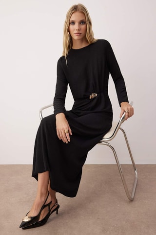 Vestido largo - Negro