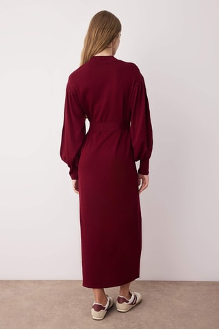 Vestido jersey - Burdeos