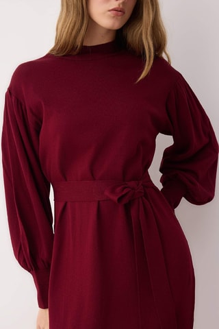 Vestido jersey - Burdeos