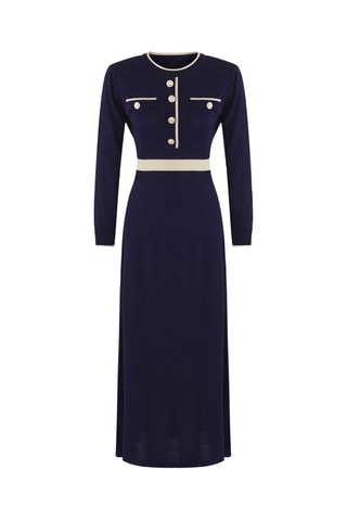 Vestido largo - Azul marino