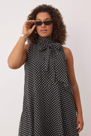 Vestido trapecio - Negro