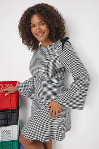 Vestido recto - Negro